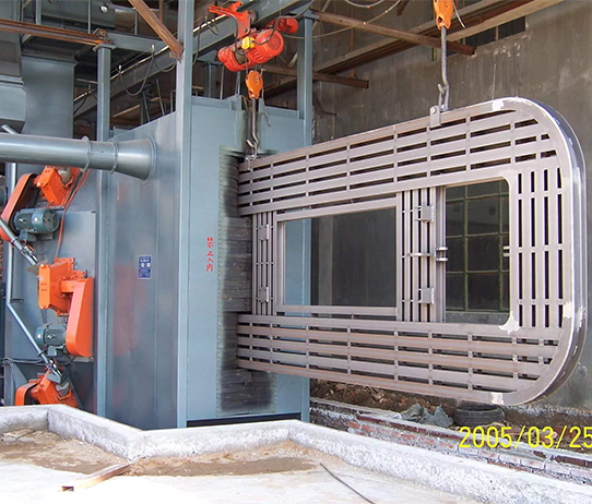 吊钩通过式抛丸清理机