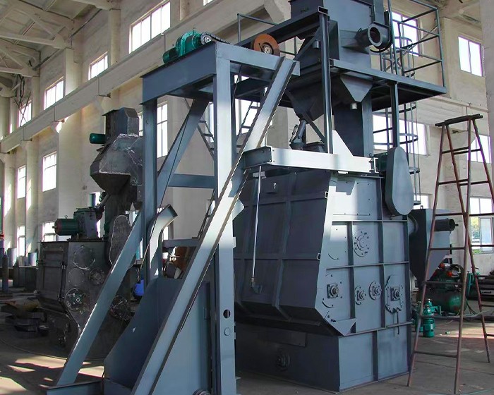 履带式抛丸清理机工厂实装案例