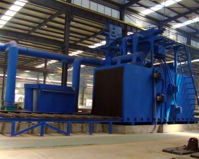 H型钢抛丸清理机工厂实装案例