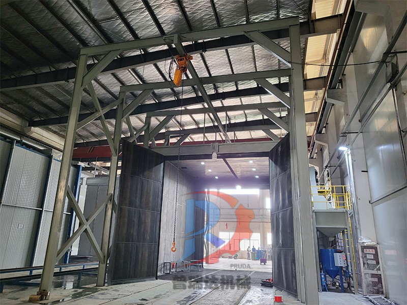 绞龙回收喷砂房工作原理｜自动磨料回收环保喷砂设备介绍